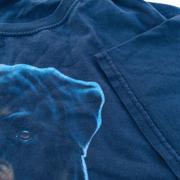 Jerzees Rottweiler "Fear is For Others" Graphic Tee - Picture 1 of 5